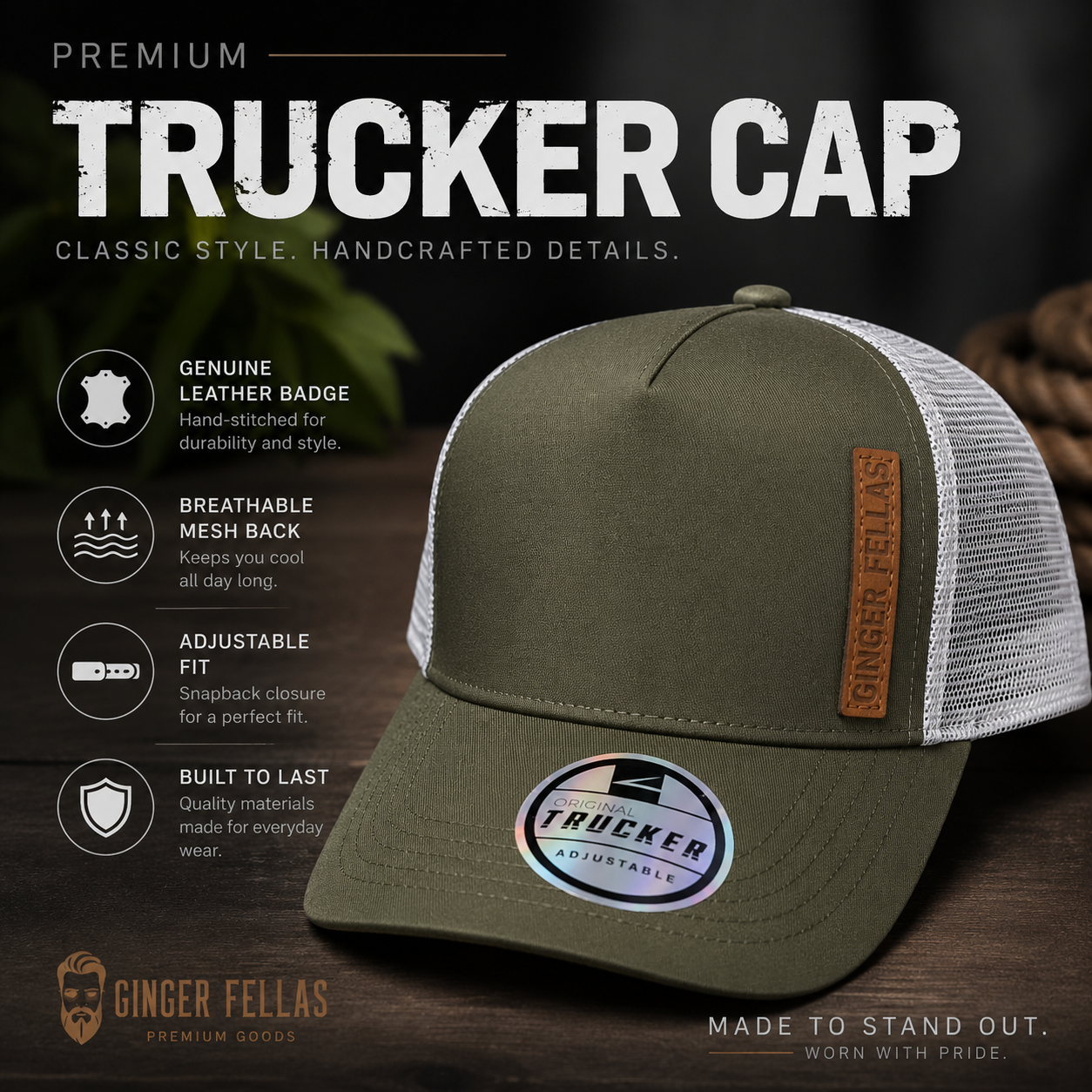 Trucker Cap Ginger Fellas