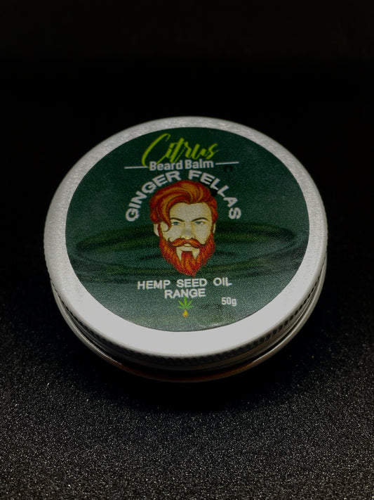 Citrus Beard Balm with Hemp Seed