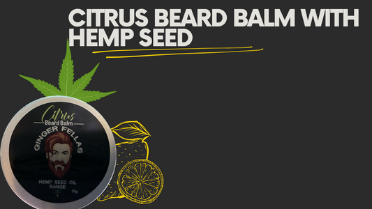 Citrus Beard Balm with Hemp Seed