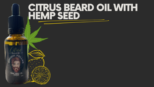 Citrus Beard Oil with Hemp Seed