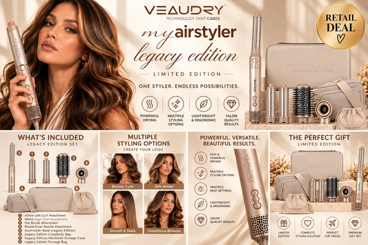 Veaudry myAirStyler [3-in-1] Hot Brush & Air Curler - Legacy Edition | PRE-ORDER NOW