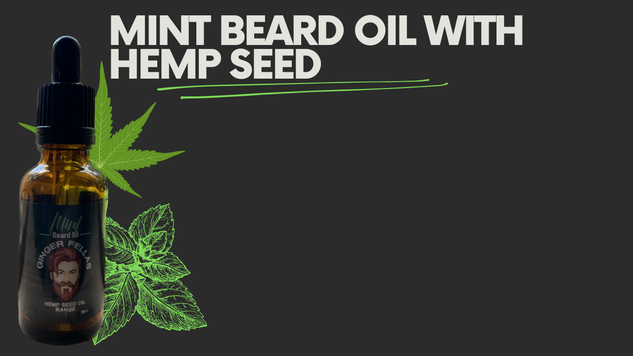Mint Beard Oil with Hemp
