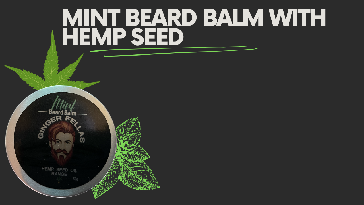 Mint Beard Balm with Hempseed oi