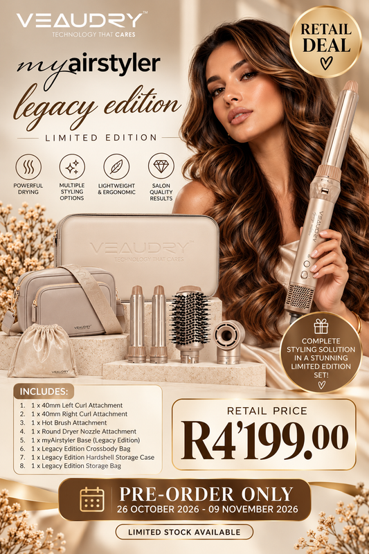 Veaudry myAirStyler [3-in-1] Hot Brush & Air Curler - Legacy Edition | PRE-ORDER NOW